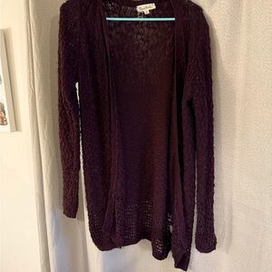 Cloud Chaser Women's Dark Purple Cardigan